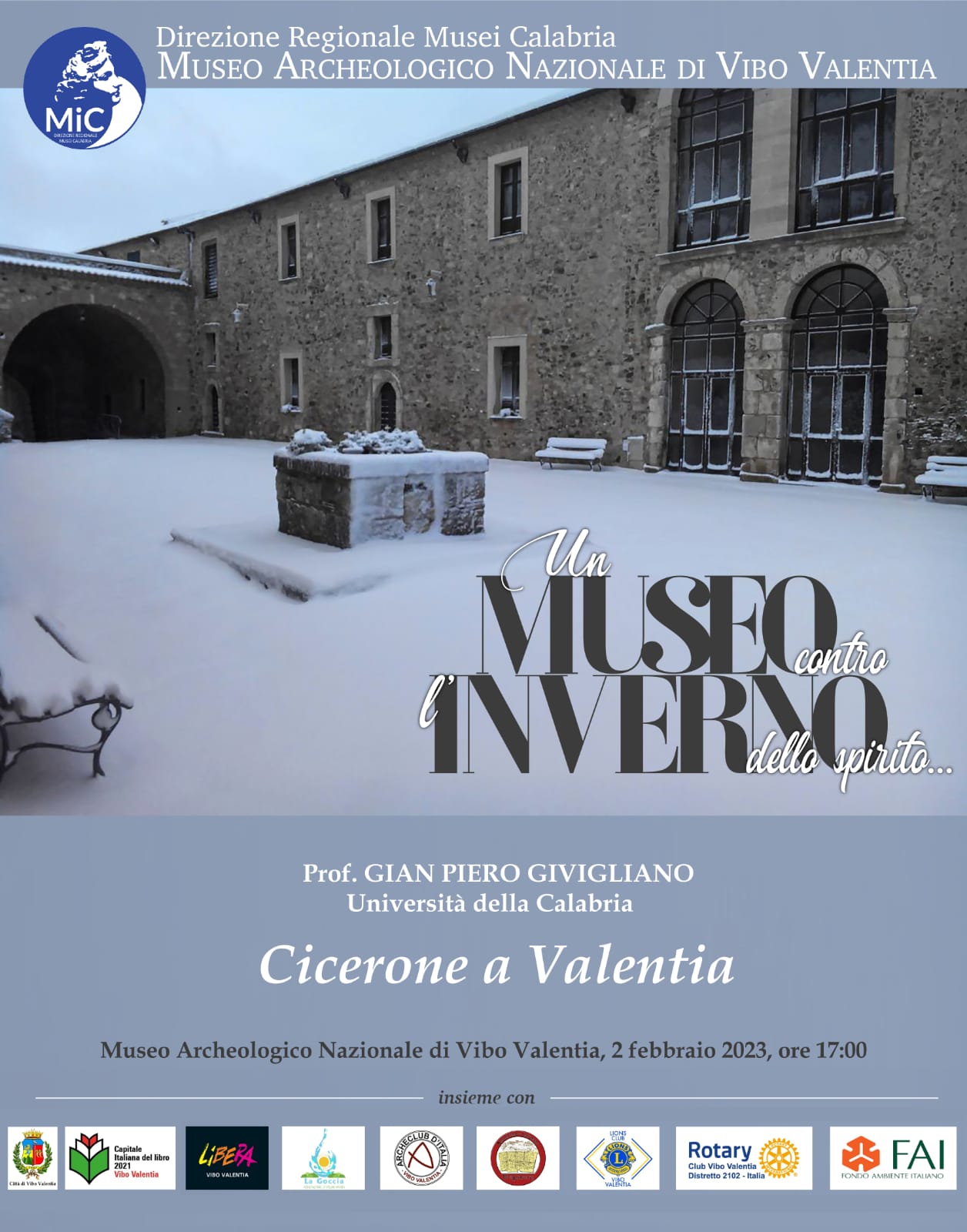 ‘Cicerone a Valentia’ al Museo archeologico nazionale di Vibo